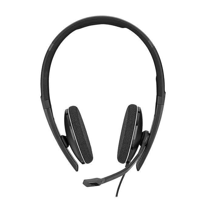 Sennheiser PC 3.2 Chat Lightweight Stereo Headset With Adjustable Noise Cancelling Microphone Convex Gadgets